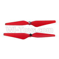 Cheerson CX-22 Parts-06-01 Upgrade Propellers,Main rotor blades(2pcs-1X CW,1X CCW)-Red,Cheerson CX-22 RC Drone Quadcopter Spare parts,5.8G real-time image transmission aerial aircraft accessories